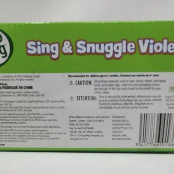 LeapFrog Sing & Snuggle Violet Purple - Picture 7 of 7